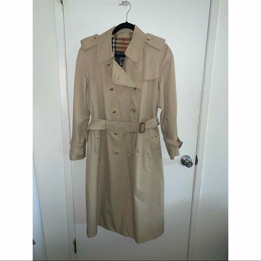 Authentic Vintage Burberry Classic 1980s Trench